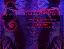 Tablet Screenshot of hyppocampe.com